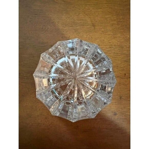 Crystal Chardonay Cut Crystal Vase 7 Inch - Picture 7 of 9